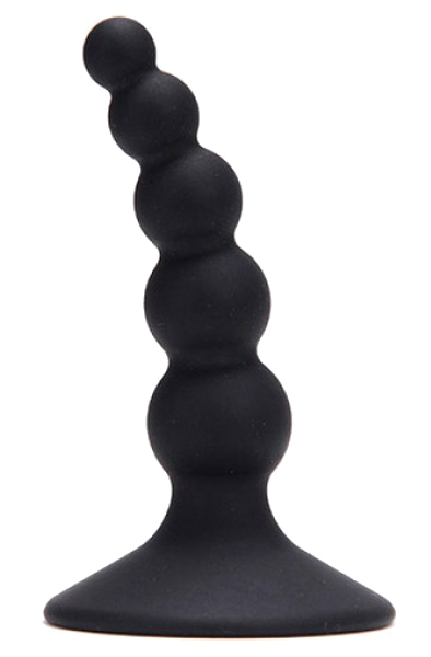 Domino Ass Punisher Silicone Black - Analplug 2