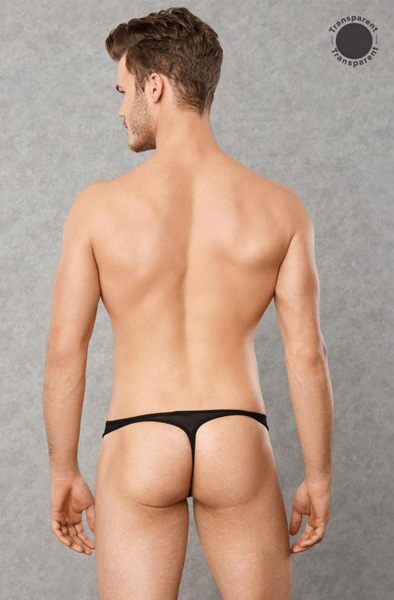 Doreanse Transparenter Schwarzer Herren-String - Jockstrap 2