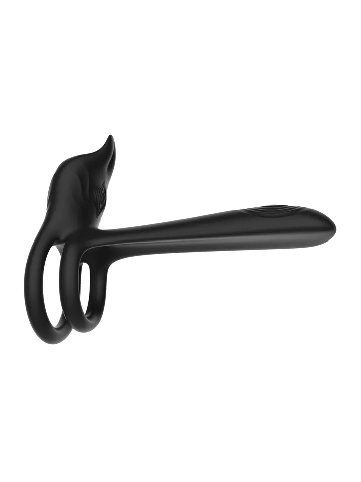 Double Vibrating 10 Functions Ring With Remote - Vibrierender Penisring 3 [full]