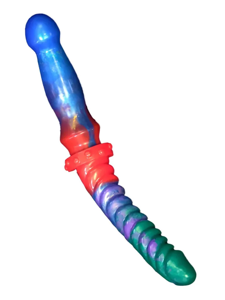 DoublePlayz Double Good Bluewy 35,5 cm - Doppel-Dildo 1 [full]
