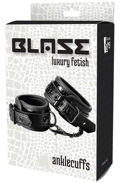 Dream Toys Blaze Ankle Cuff Croco Black - Fußmanschetten 2