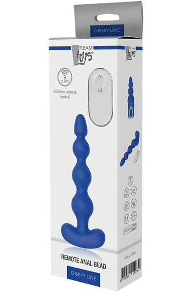 Dream Toys Cheeky Love Remote Anal Bead - Vibrierende Analperlen 2