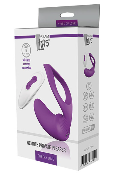 Dream Toys Cheeky Love Remote Private Pleaser - Ferngesteuerter Analplug 2