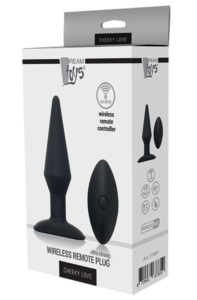 Dream Toys Cheeky Love Wireless Remote Plug - Ferngesteuerter Analplug 2