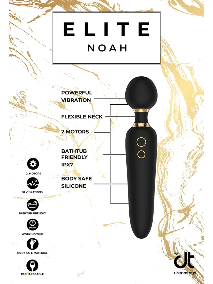 Dream Toys Noah Dual Wand Vibrator - Zauberstab/Massagestab 2 [full]