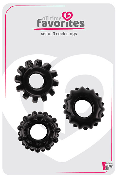 Dream Toys Set Of 3 Cockrings - Cockring-Set 2