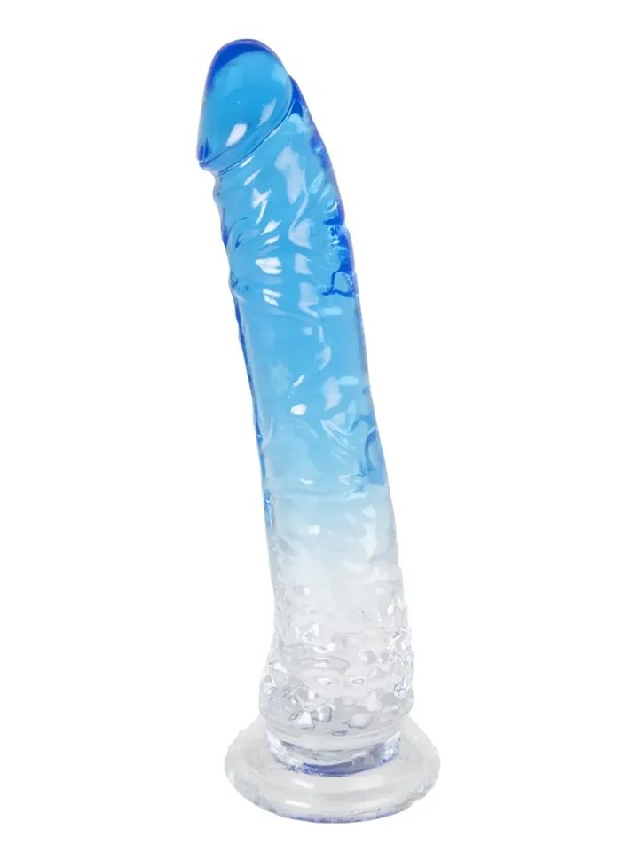 Dual Color Dildo Blau & Klar 20 cm - Dildo 1 [full]