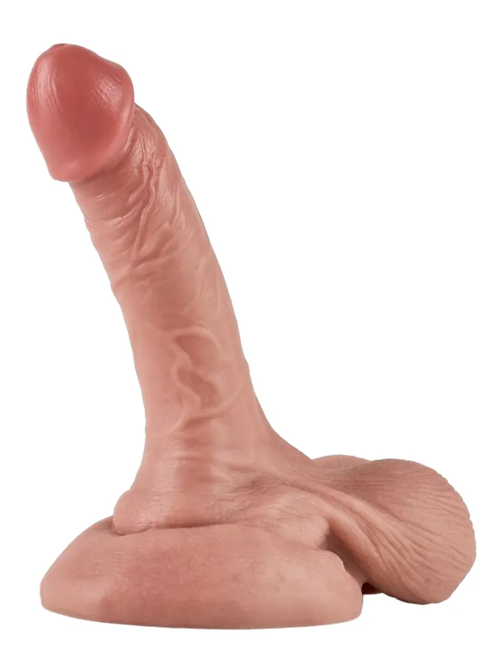 Dual Density Dildo With Balls 15,5 cm - Realistischer Dildo 1 [full]
