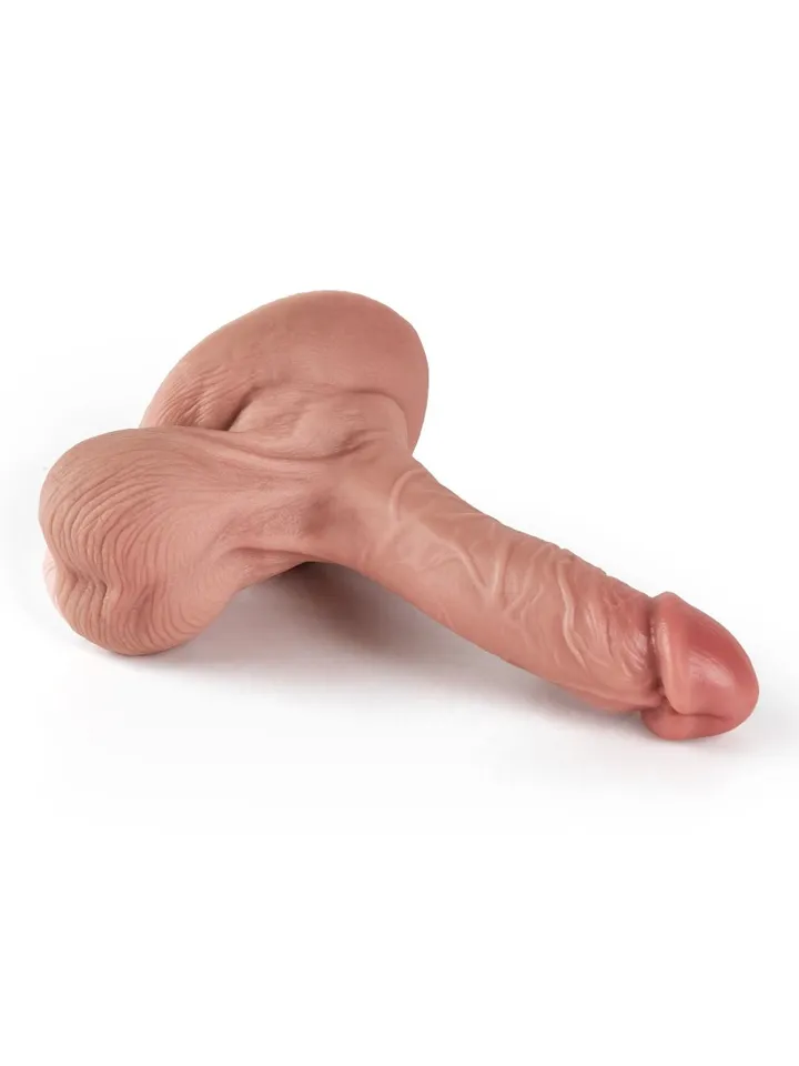 Dual Density Dildo With Balls 15,5 cm - Realistischer Dildo 3 [full]
