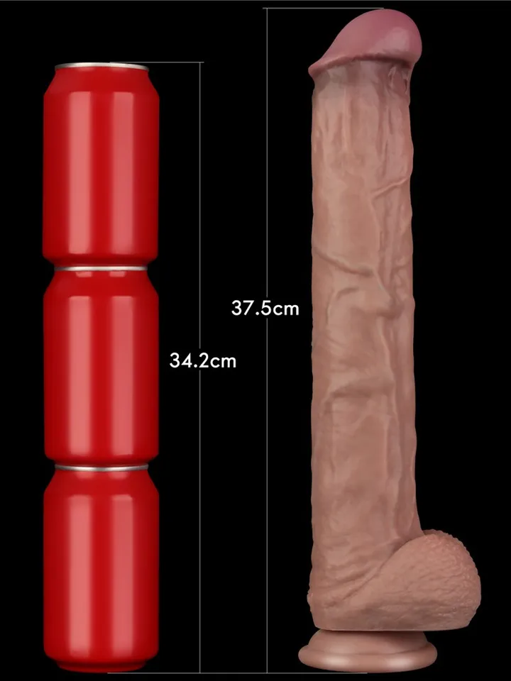Dual Layered Bendable XXL Cock 37,5 cm - XXL-Dildo 3 [full]