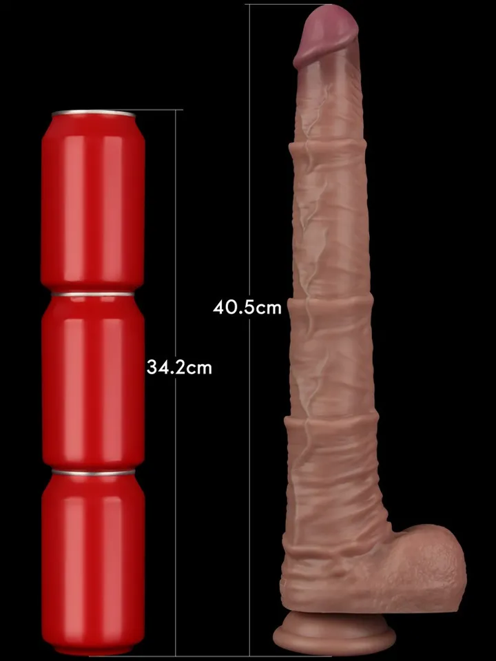 Dual Layered Bendable XXL Cock 40,5 cm - XXL-Dildo 3 [full]