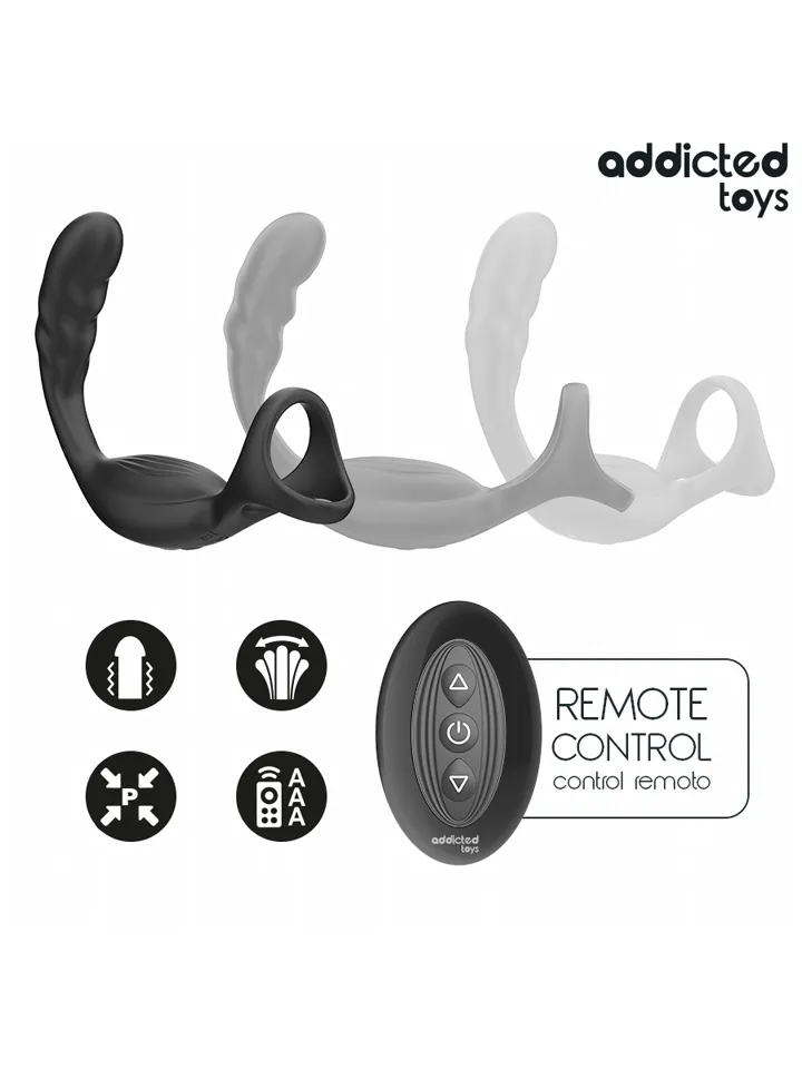 Dual Prostatic Cock Ring Remote Control - Prostatavibrator mit Penisring 3 [full]