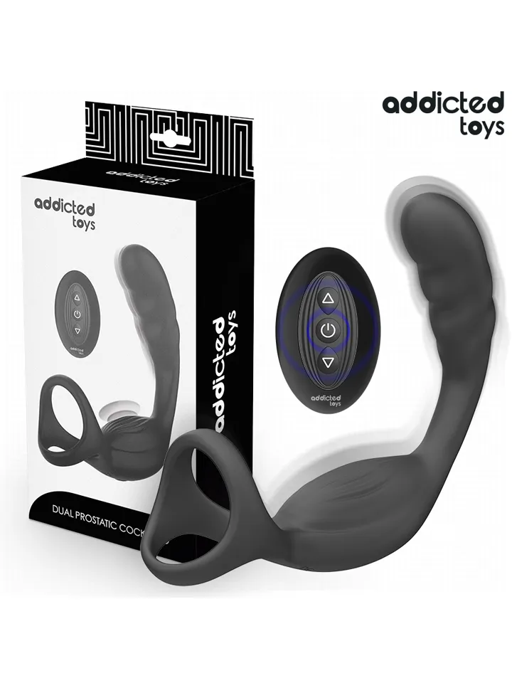 Dual Prostatic Cock Ring Remote Control - Prostatavibrator mit Penisring 6 [full]