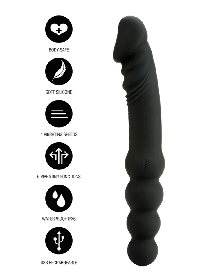 Dual Sided Anal Vibrator 23 cm - Anal-Dildo mit Vibration 1 [full]