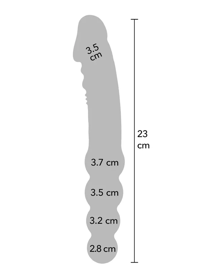 Dual Sided Anal Vibrator 23 cm - Anal-Dildo mit Vibration 3 [full]