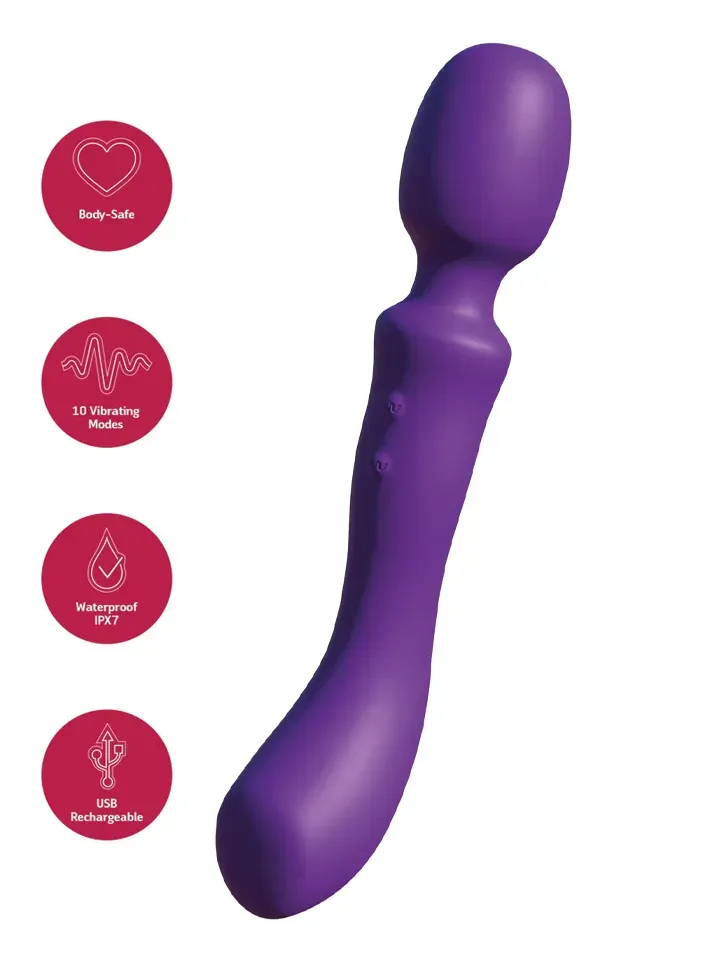 Dual-Sided Massaging Vibrating Wand - Zauberstab/Massagestab 1 [full]