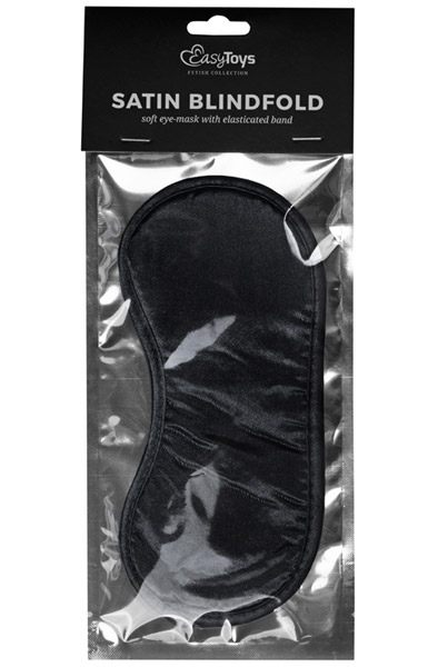Easytoys Black Satin Eye Mask - Augenbinde 2