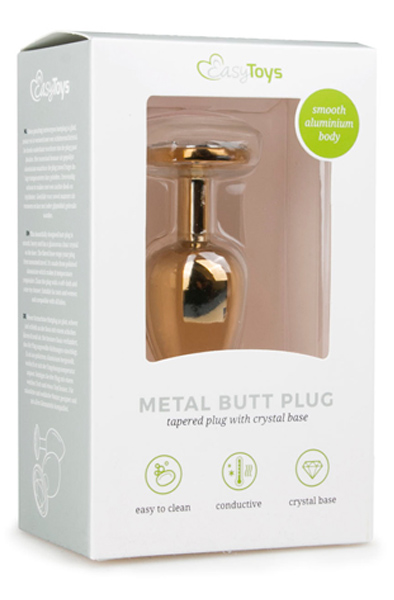 Easytoys Butt Plug No.1 Gold - Analplug aus Metall 2