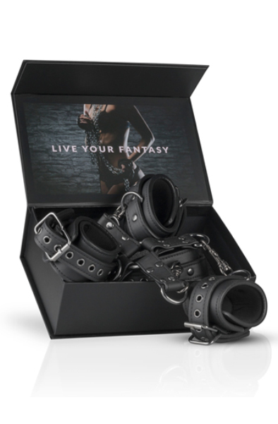 Easytoys Cuffs & Hogtie Set - Hand- und Fußfesseln 2