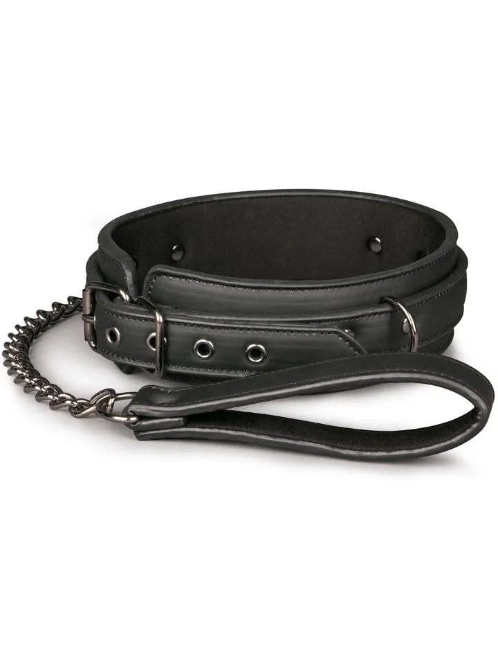 Easytoys Fetisch Halsband mit Leine - Bondage Halsband & Paar 1