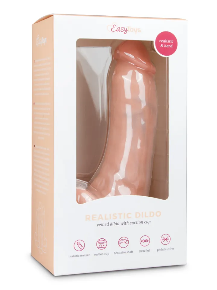 EasyToys Realistischer Dildo Hautfarben 20 cm - Dildo 3 [full]