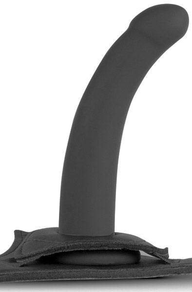 Easytoys Silikon Strap-On Glatt - Umschnalldildo mit Geschirr 2