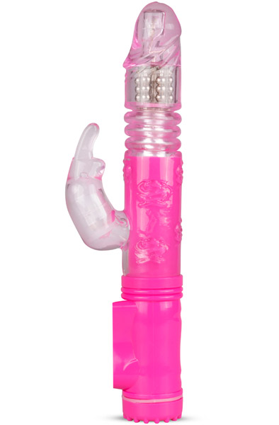 Easytoys Thrusting Rabbit Vibrator Pink - Rabbit-Vibrator 2