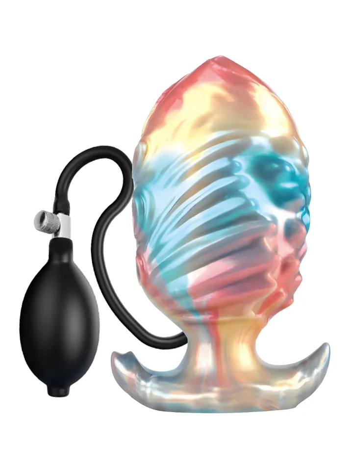 Ebon Leviathan Inflatable Monster Anal Plug 18 cm - Aufblasbarer Analplug 2 [full]