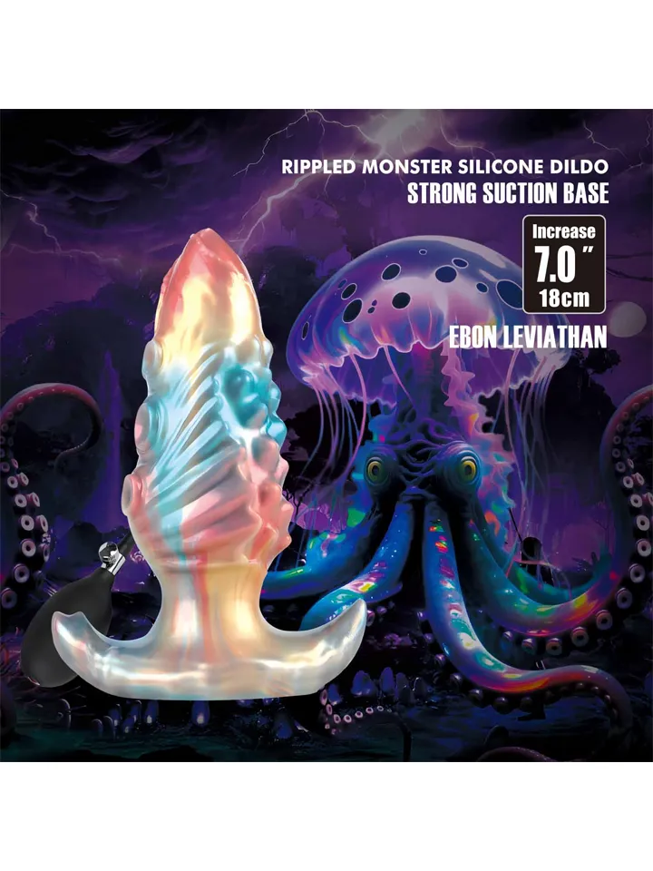 Ebon Leviathan Inflatable Monster Anal Plug 18 cm - Aufblasbarer Analplug 3 [full]