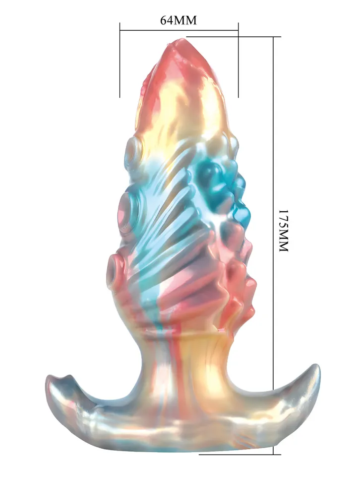 Ebon Leviathan Inflatable Monster Anal Plug 18 cm - Aufblasbarer Analplug 4 [full]
