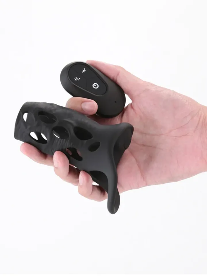 Edge Sleeve With Remote - Vibrierender Penisverlängerer 2 [full]