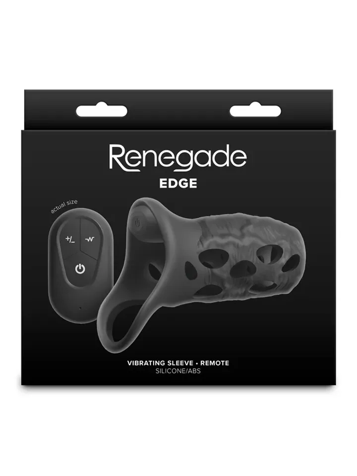 Edge Sleeve With Remote - Vibrierender Penisverlängerer 3 [full]