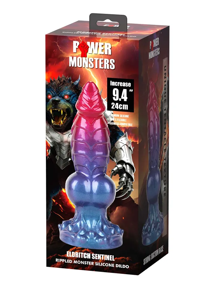 Eldritch Sentinel Rippled Monster Silicone Dildo 24 cm - Drachen-Dildo 4 [full]