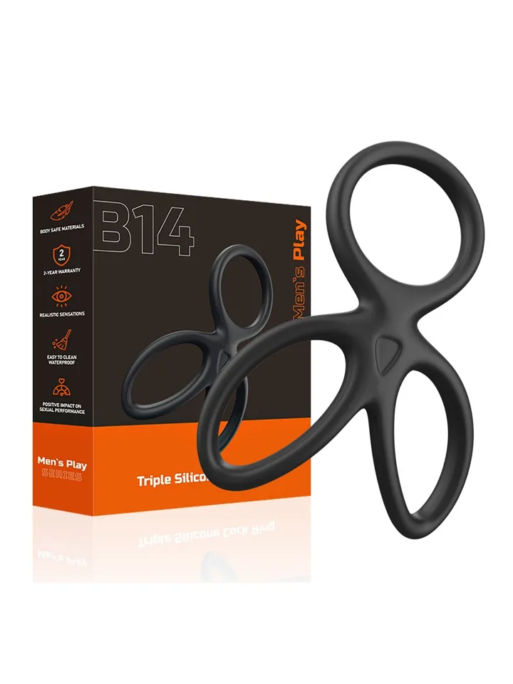 Erection Ring For Penis & Balls - Penis- und Hodensackringe 5 [full]