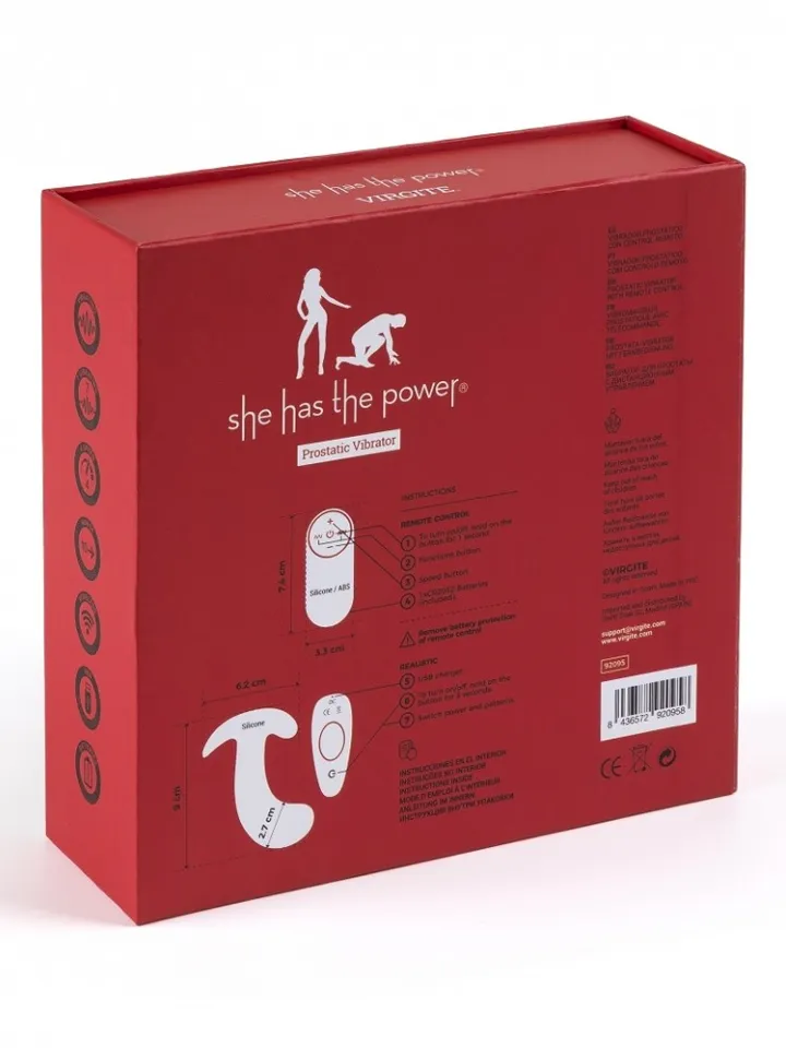 Ergonomic Prostate Vibrator With Remote - Prostata-Vibrator 5 [full]