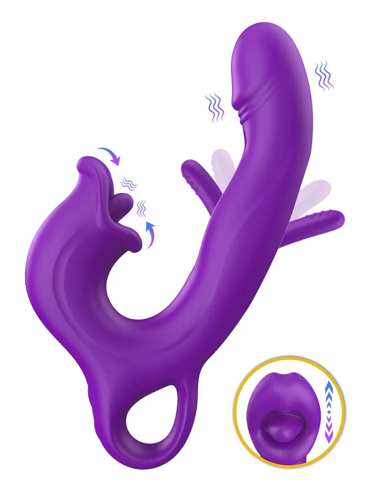 Erospace G-Punkt-Vibrator mit Klitorisstimulation - Vibrator 4 [full]