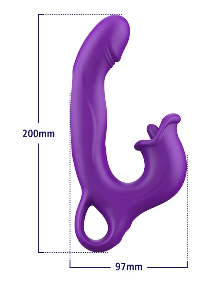 Erospace G-Punkt-Vibrator mit Klitorisstimulation - Vibrator 7 [full]