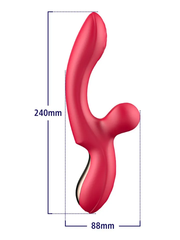 Erospace G-spot Vibrator With Moving Tongue - Rabbit-Vibrator 3 [full]