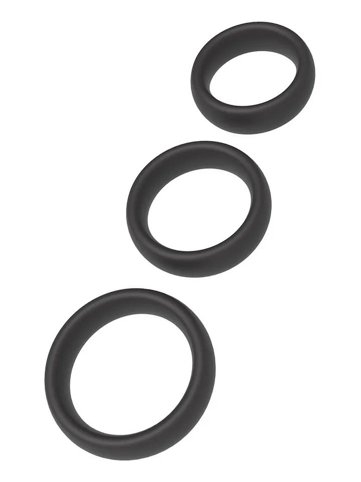 Erospace Set Of 3 Cock Rings - Cockring-Set 1 [full]