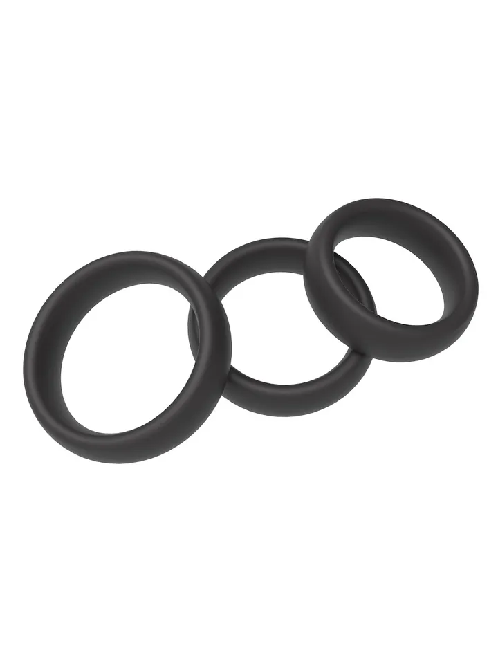 Erospace Set Of 3 Cock Rings - Cockring-Set 3 [full]