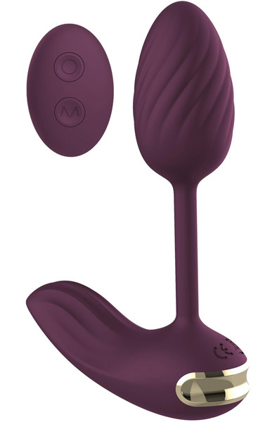 Essentials Flexible Wearable Vibrating Egg Purple - Vibrierendes Ei 1