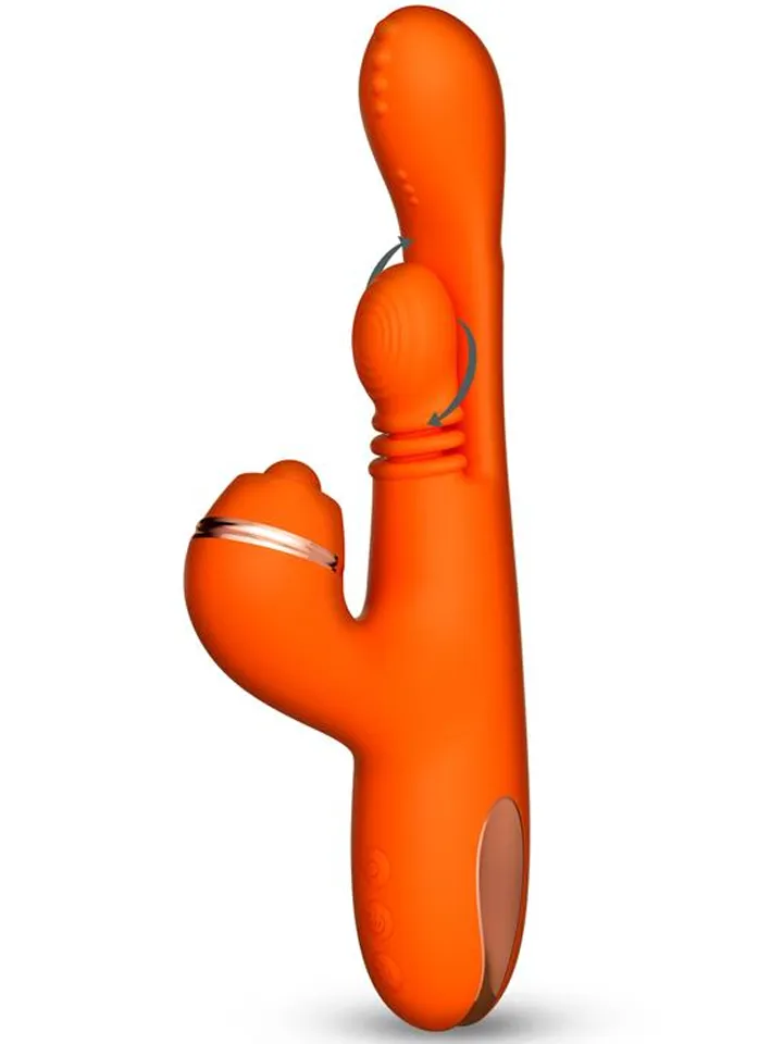 Ethan Vibrator 360° G-Punkt-Massage mit Multifunktion - Rabbit-Vibrator mit rotierender Zunge 4