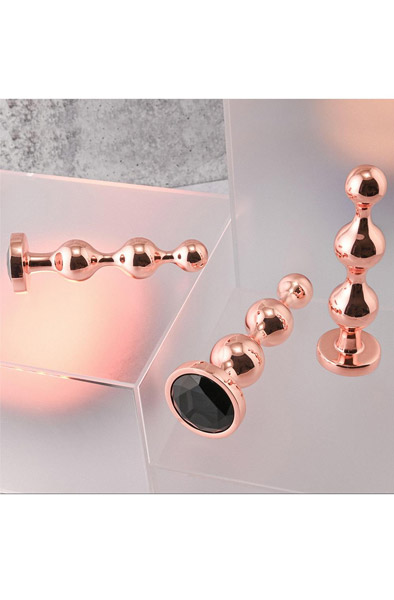 Evolved Gender X Gold Digger Set - Anal-Kugeln 3