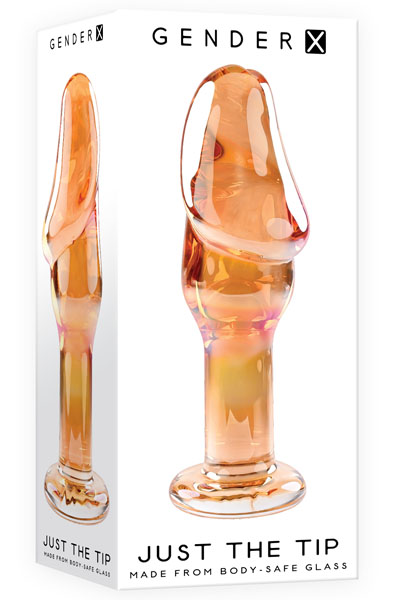 Evolved Gender X Just The Tip - Analplug aus Glas 3