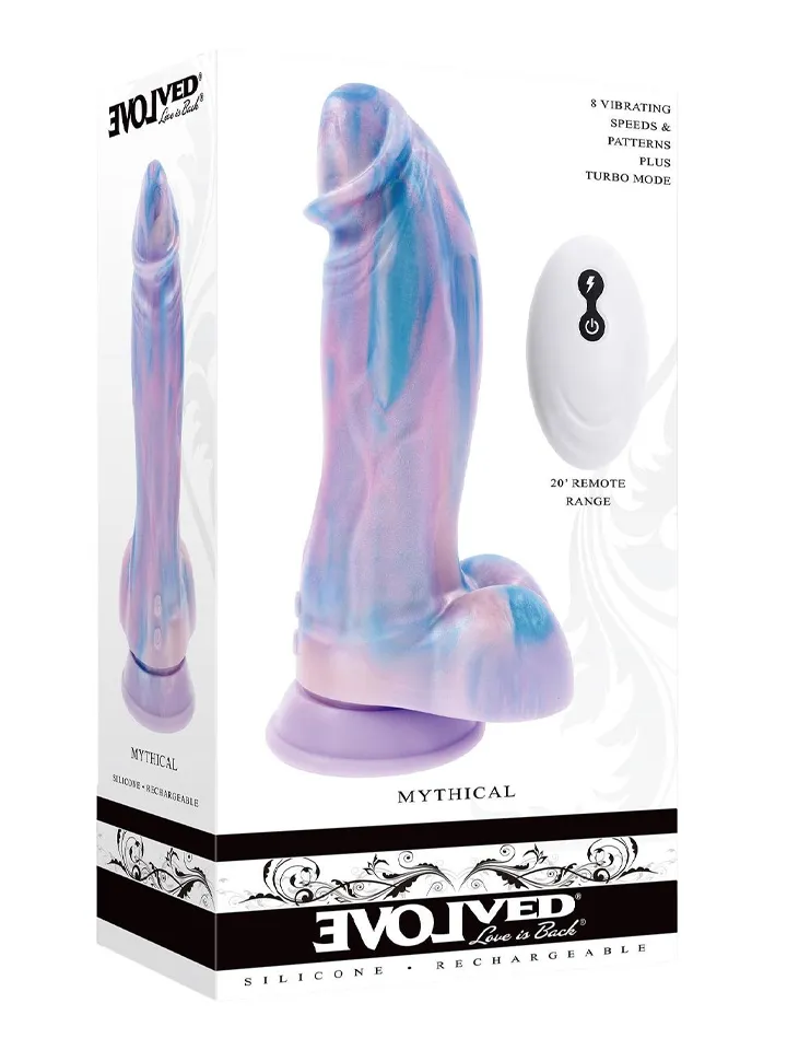 Evolved Mythical Vibrating Dildo 22,6 cm - Fantasy-Dildo 4 [full]
