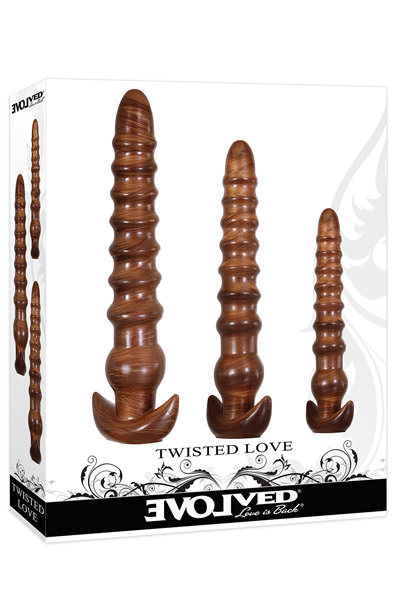 Evolved Twisted Love Plug Set - Analplug Set 3