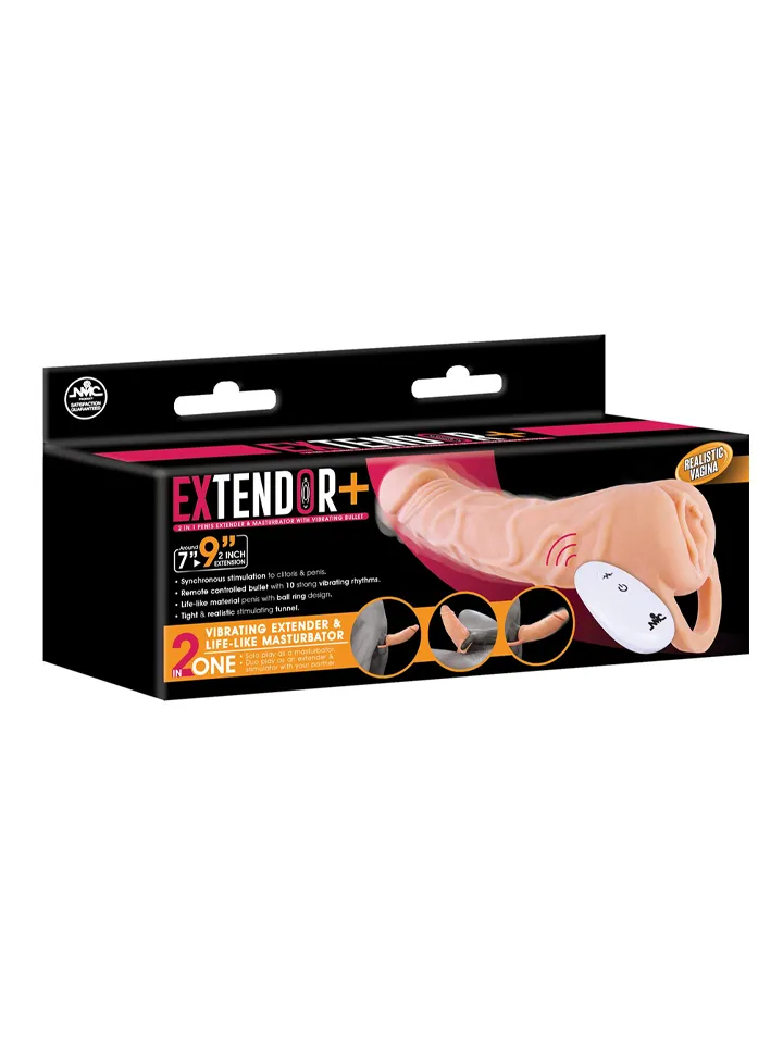 Extendor+ 2-in-1 mit vibrierendem Bullet - Vibrierender Penisverlängerer 3 [full]