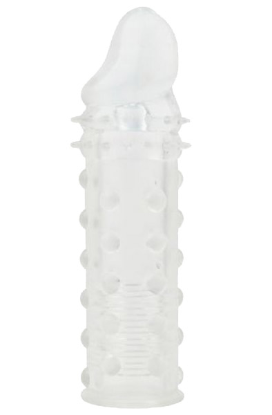 Extra Texture Clear Sleeve - Penishülle 1