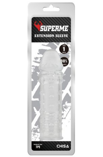 Extra Texture Clear Sleeve - Penishülle 2