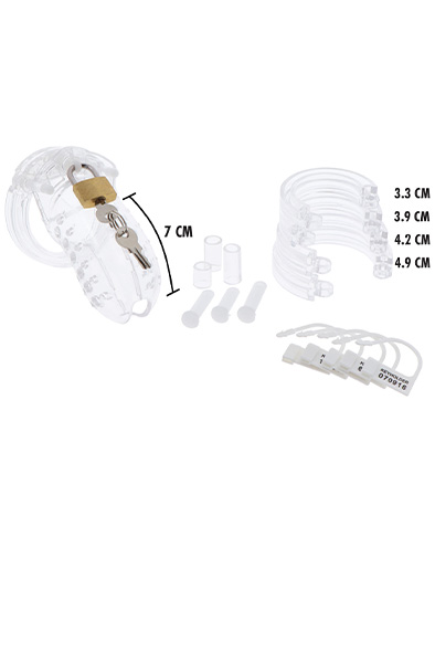 Extreme Chastity Cock Cage Acrylic - Keuschheitskäfig 3
